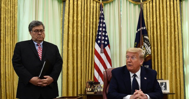Trump & AG Barr in Oval Office