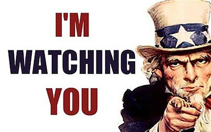 Uncle Sam Watching You