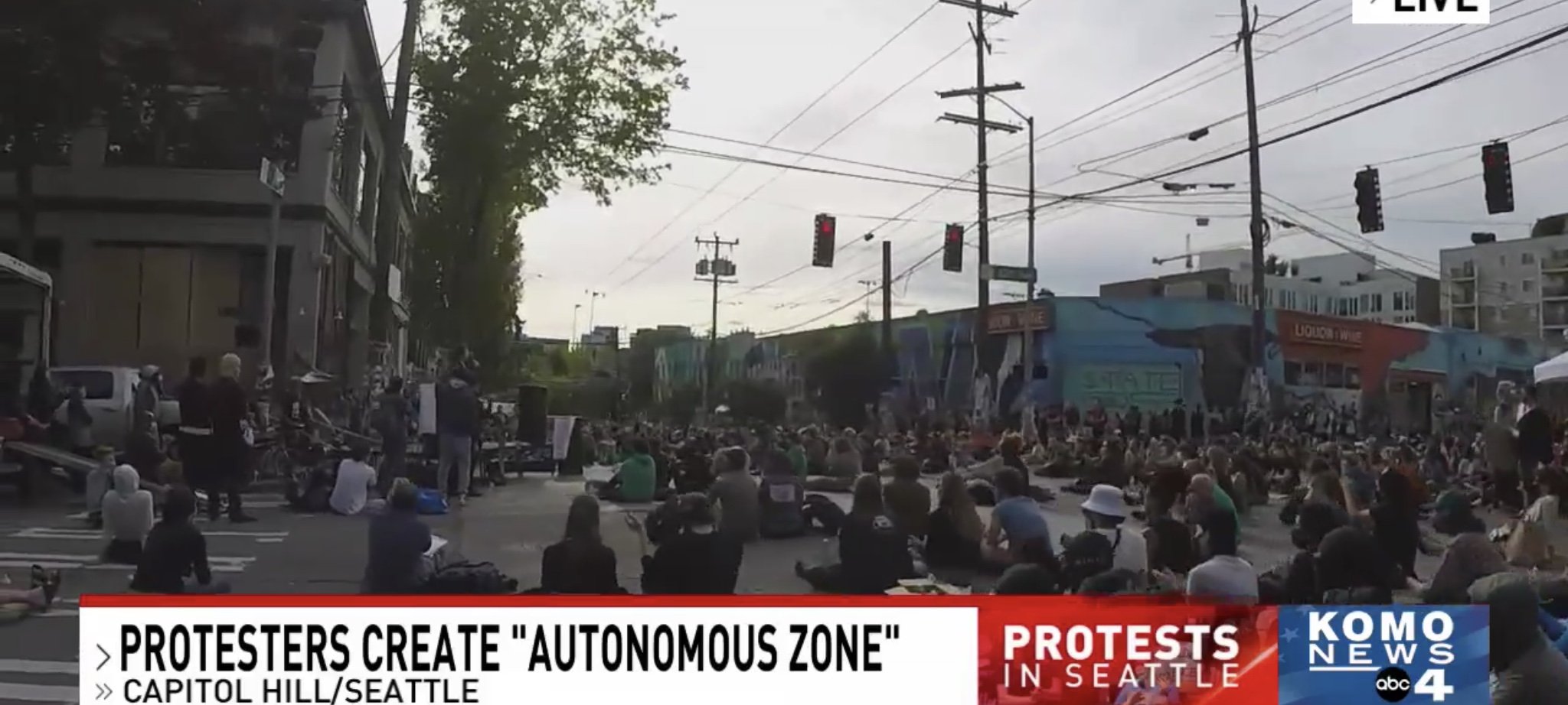 Seattle protestors create autonomous zone