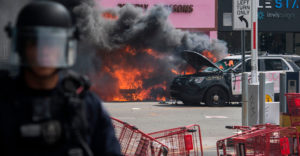 Police Car-Fire