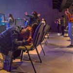 Church Worshipers - social distance