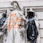 NYPDStatue defaced