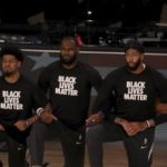 NBA players w BLM shirts