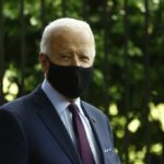 Joe Biden wearing black mask