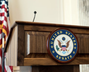 US Senate Podium