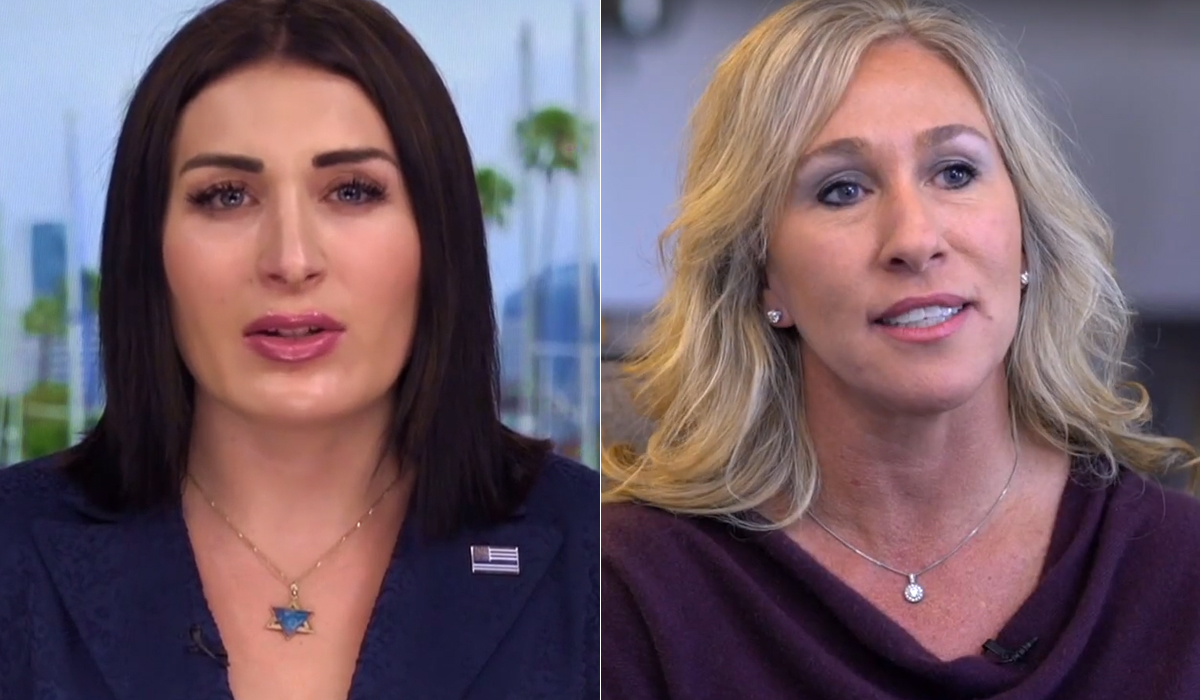 Laura Loomer and Marjorie Taylor Greene