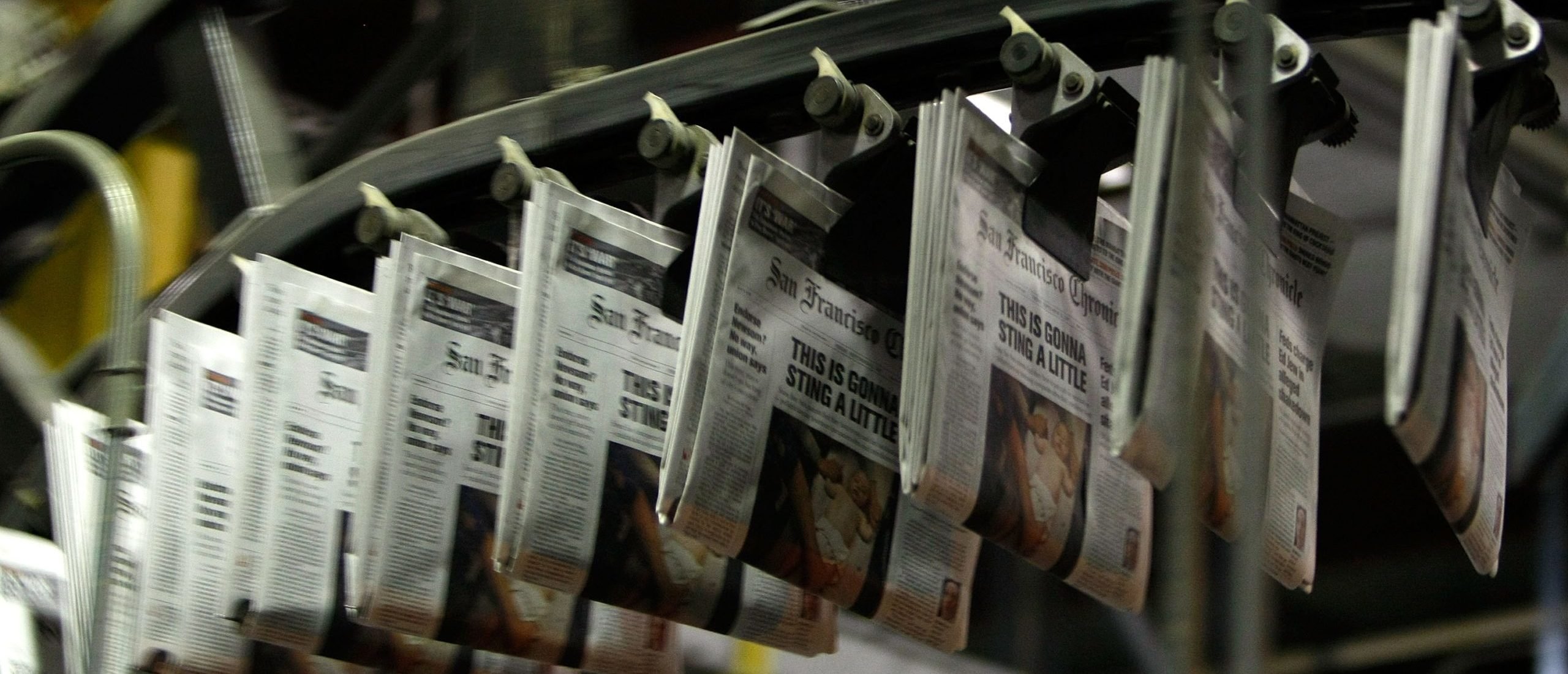 Newspapers at printing