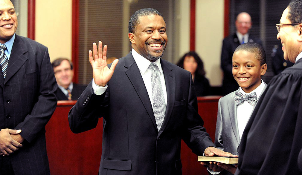 Judge Rivera swearing in