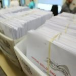 boxes of mailed ballots