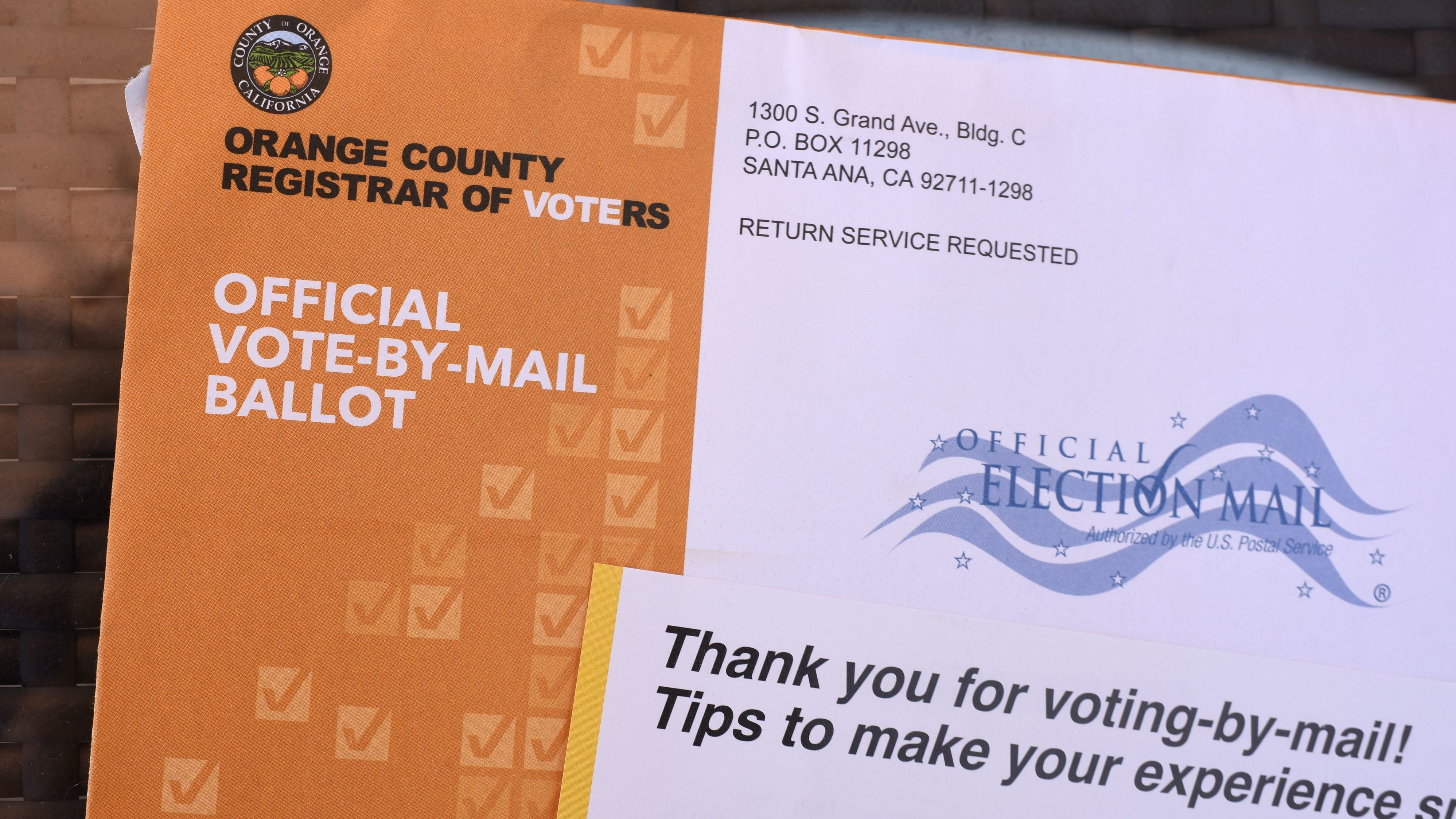 Orange County CA Mail in Ballot
