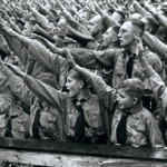 Totalitarianism Nazi crowd salute