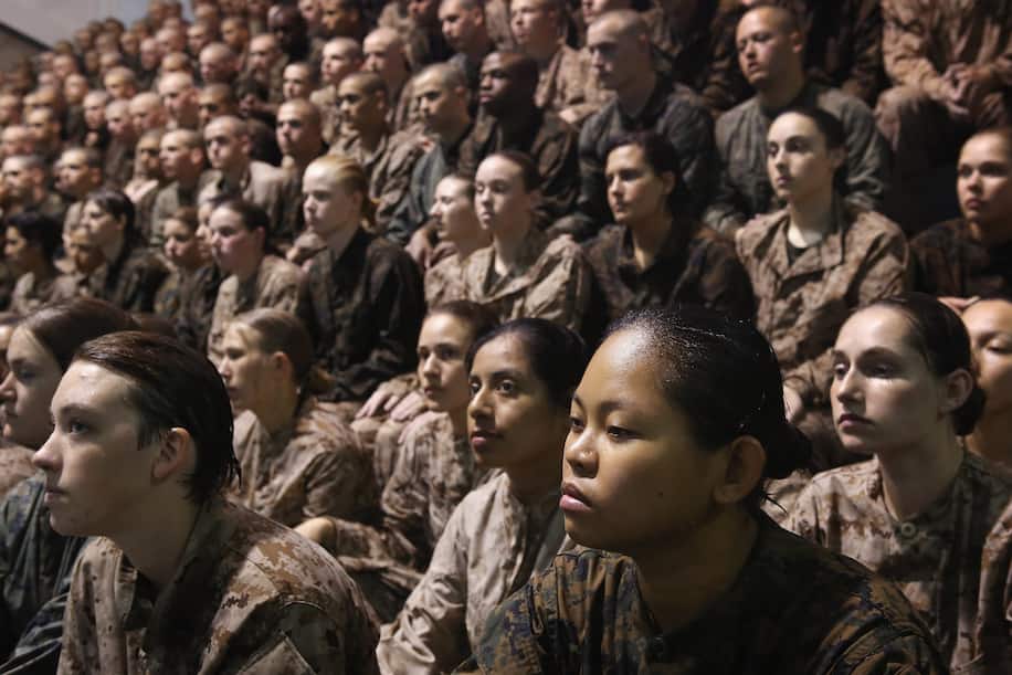 Marine Corps recruits
