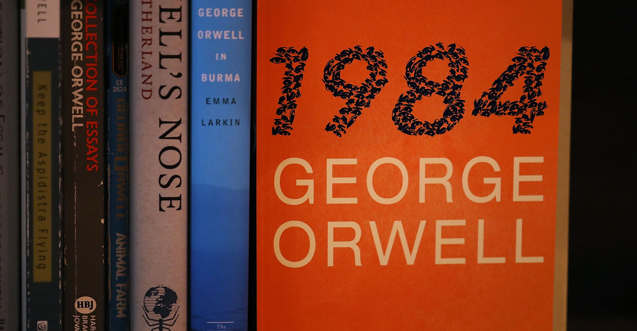 Orwell's 1984 book cover