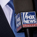 fox news mic - man in business suit