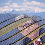 Bill Gates's image on Solar Panels