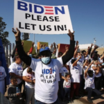 Border group in Biden tees "let us in"