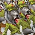 democrat donkeys marching lockstep