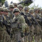 us-army military in full gear
