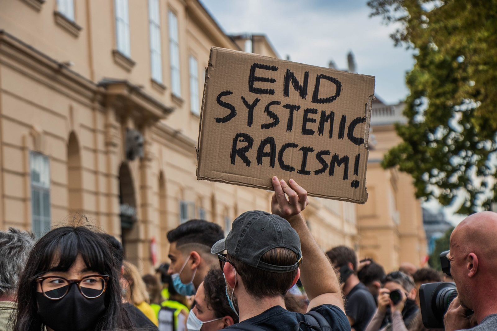 End Systemic Racism - protesters
