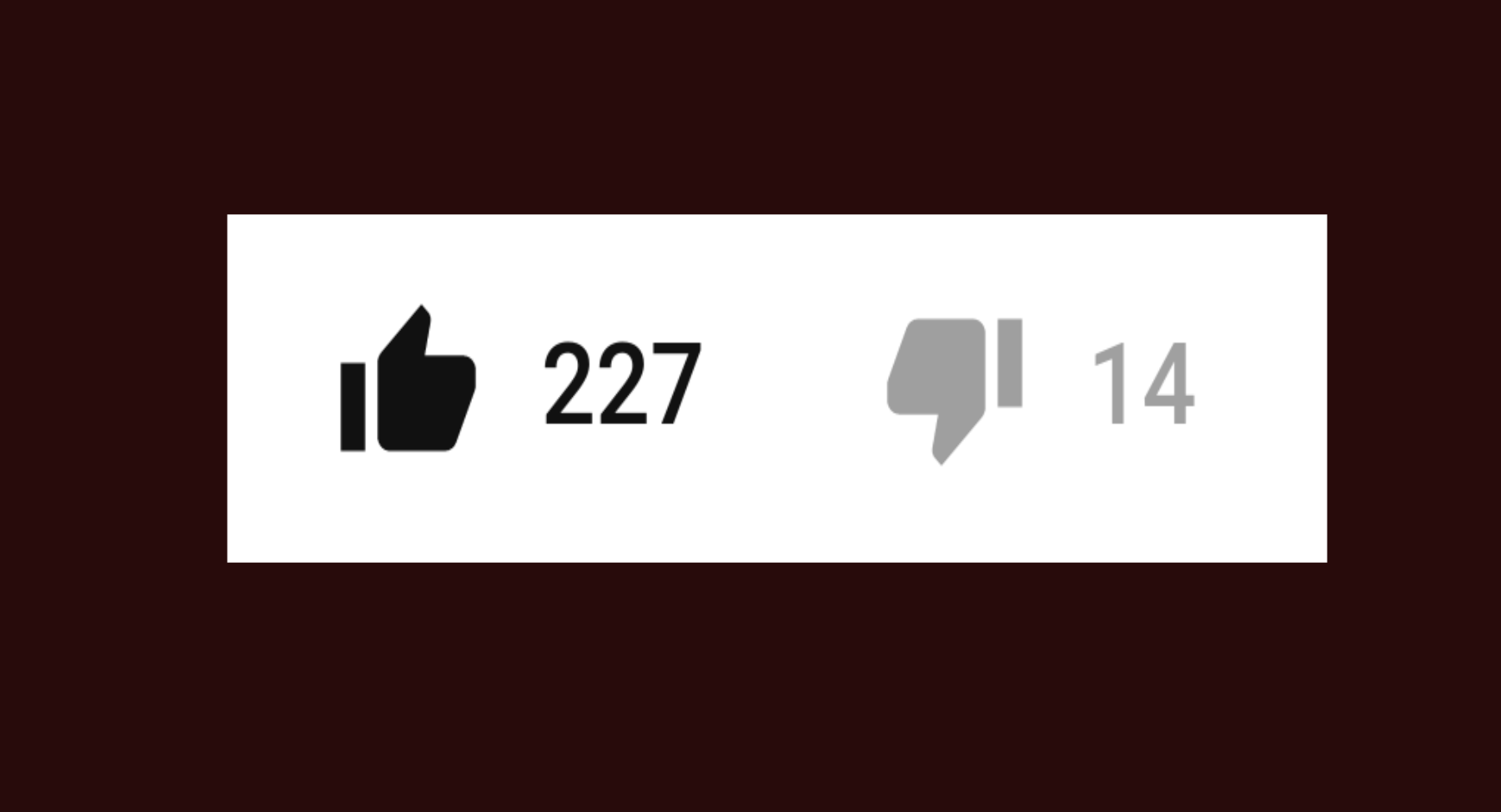 YouTube like_dislike count