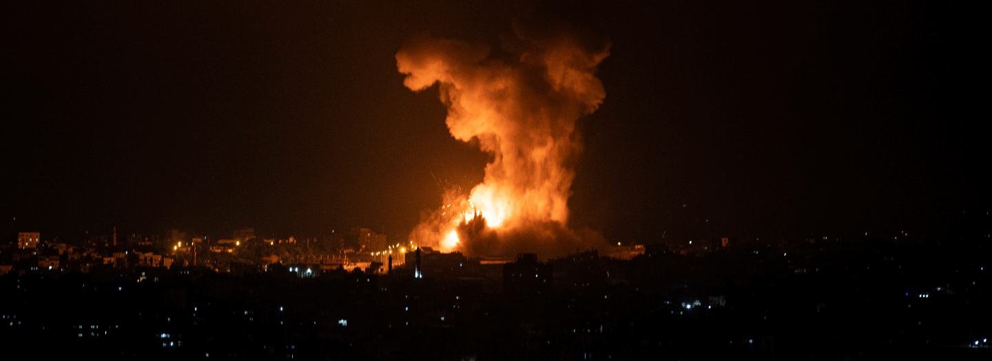 missile attack in Gaza