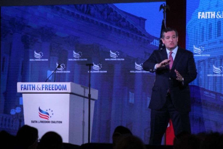 Sen Cruz speaks at Faith & Freedom Coalition