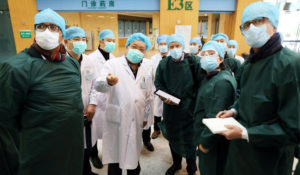 Drs from China and WHO, Wuhan Tongji Hospital in Wuhan, China