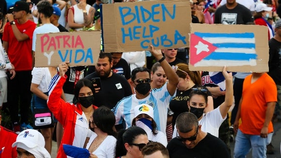 Cuban Protestors