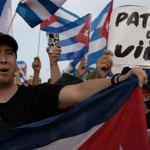 Protester's in Cuba