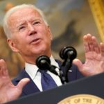 Biden speaks from Roosevelt room