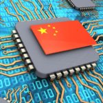 computer chip w Chinese Flag