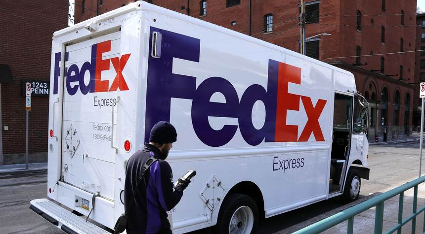 FedEx Truck & Driver - NYC
