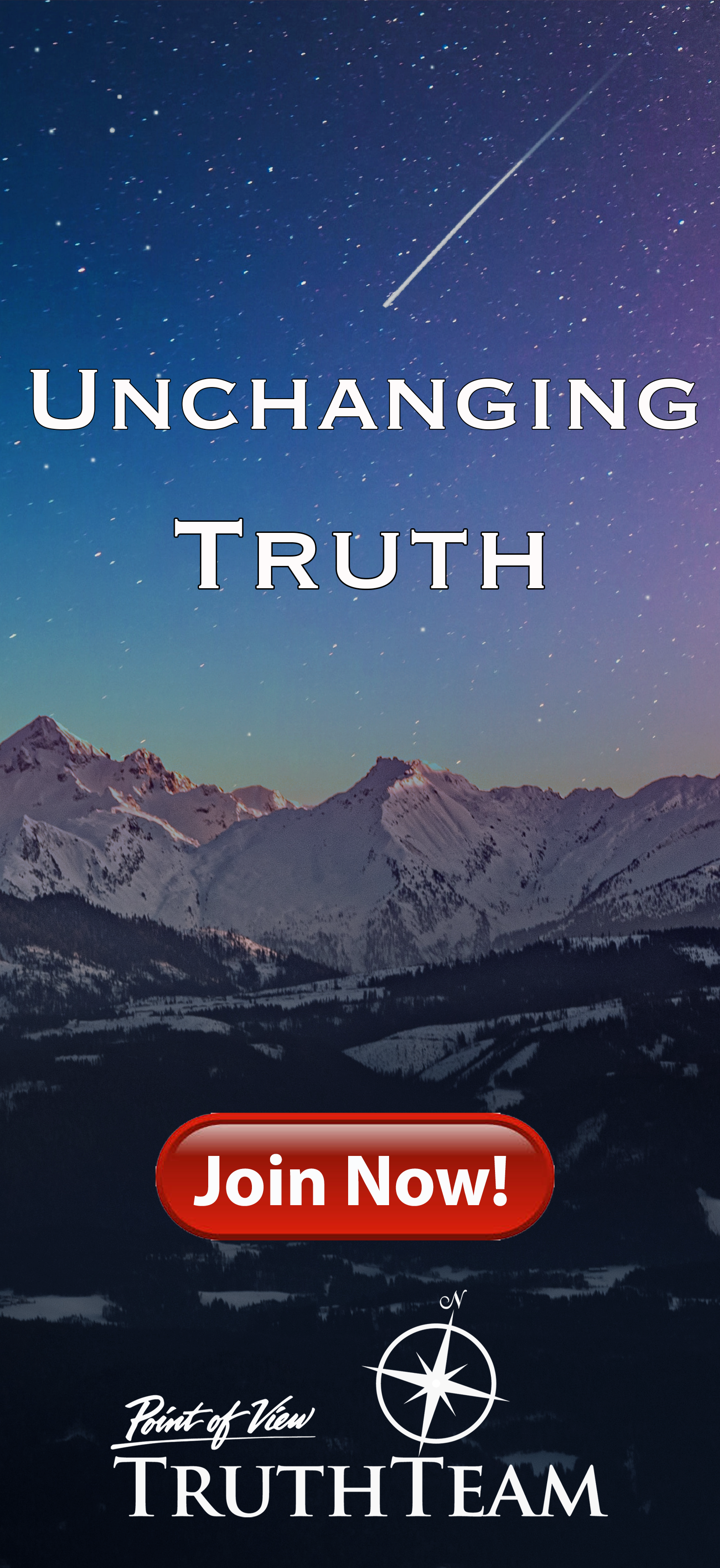 Vertical - Unchanging Truth Banner