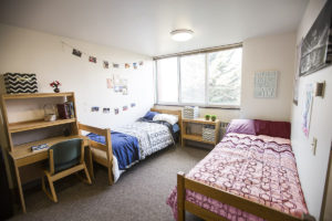 College Dorm Room His & Hers