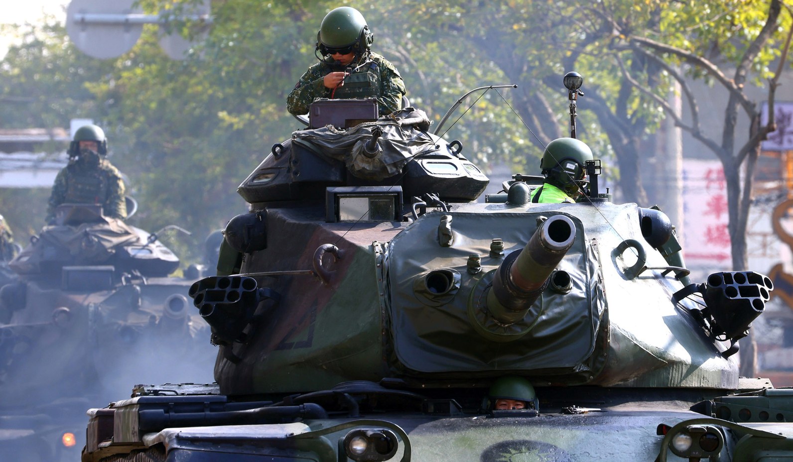 Taiwanese Tank-military parade