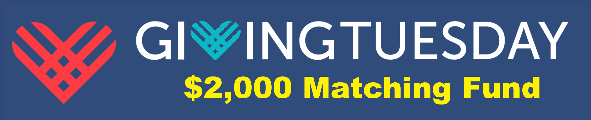 #GivingTuesday $2,000 Match