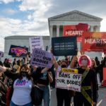 Pro & Anti Abortion protesters at SCOTUS