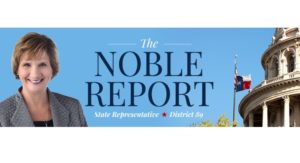 The Noble Report Logo - Candy Noble