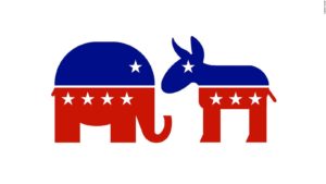 elephant donkey Republican Democrat