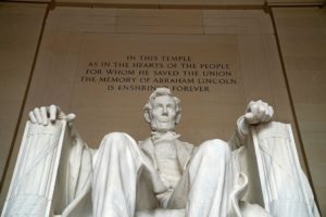 Lincoln Memorial - Abraham seated