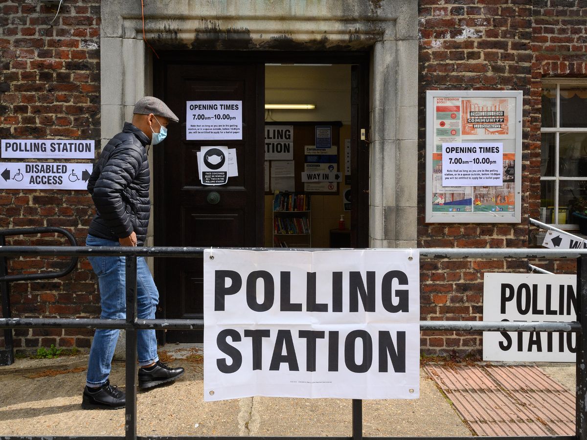 Voters-Go-To-The-Polls-In-England