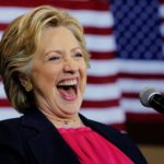 clinton laughing election