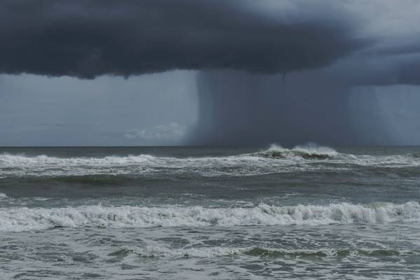 Storm off shore