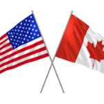 USA - Canada Flag