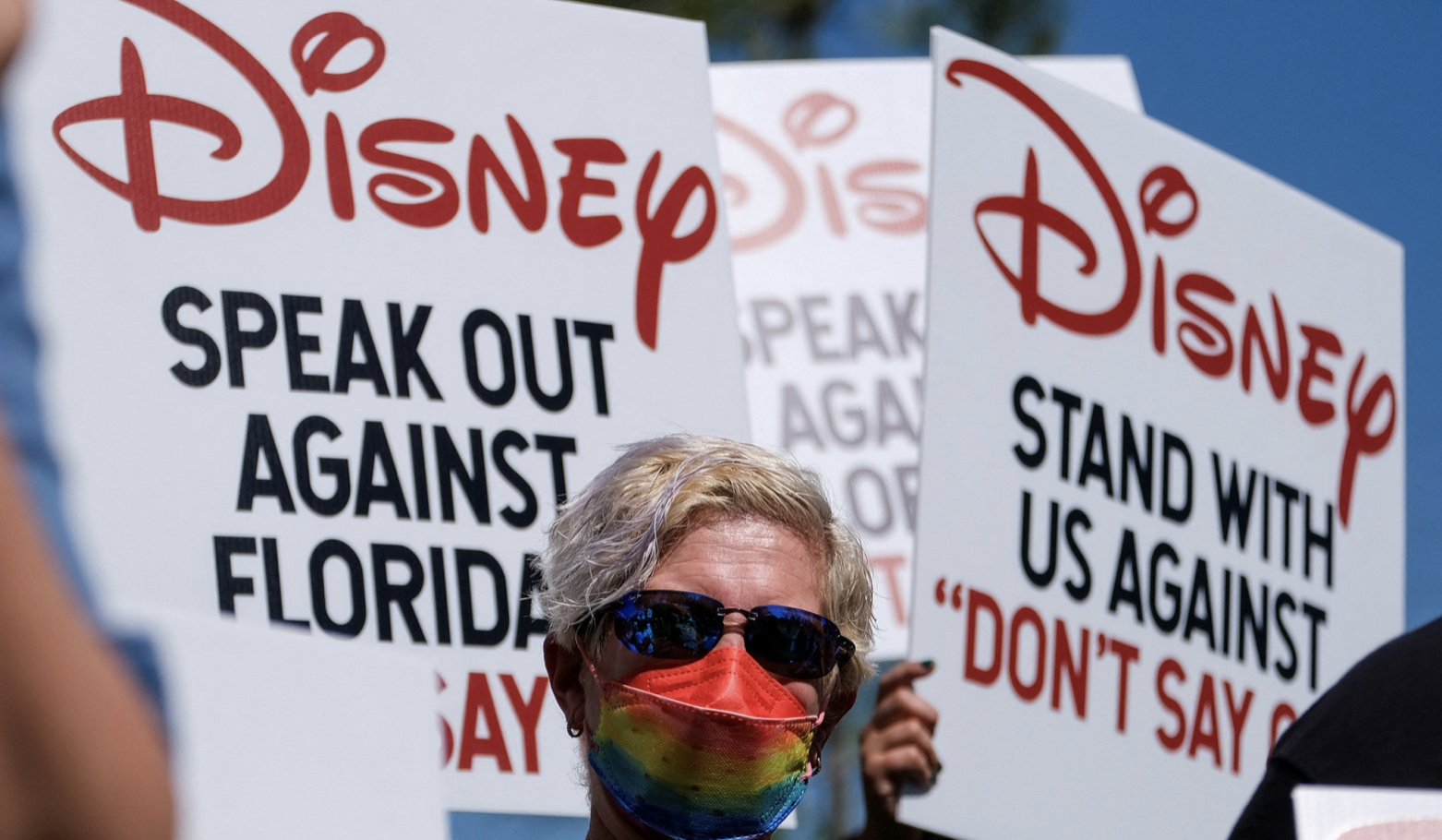 Disney Cast Members Protest FL Bill