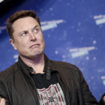 Elon Musk thumbs out