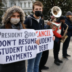 Students protest - cancel student debt