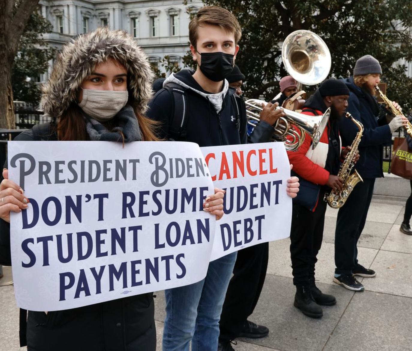 Students protest - cancel student debt