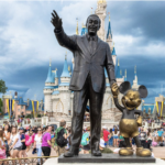 Statue of Walt Disney & Mickey at WDW