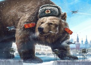 Russian Bear - war image